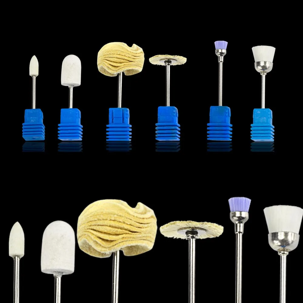 

1PCS Pro Nail Drill Brush 6 Type Cleaning Milling Cutter 3/32" Electric Machine Tools Nail Drill Salon Accessory TRQJ01-06