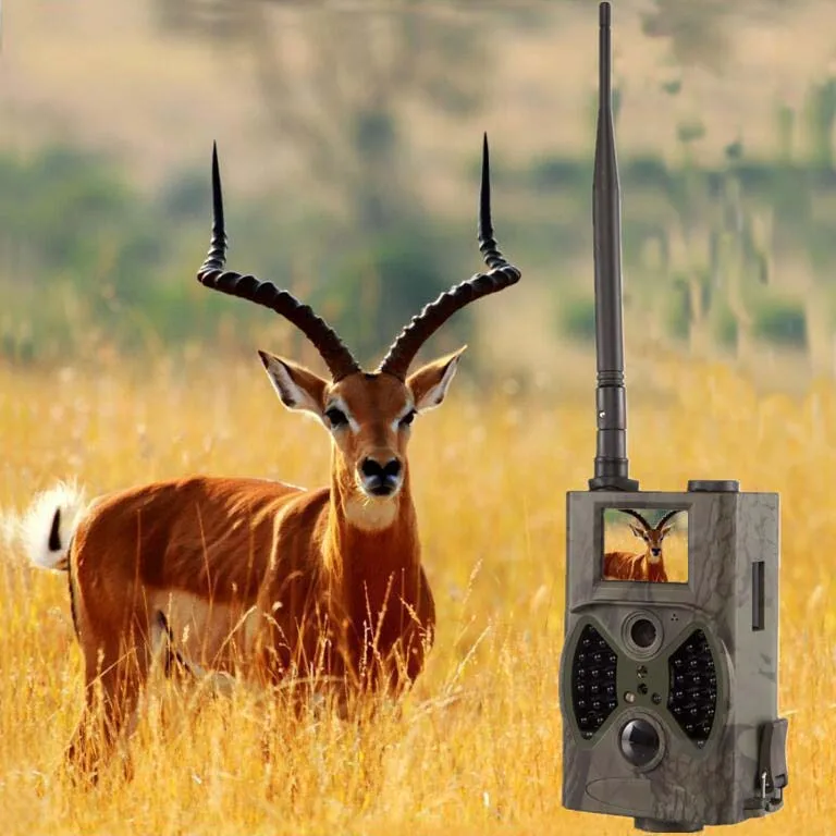 Черная ИК-камера ночного видения MMS Suntek HC 300M GSM GPRS SMS беспроводная камера 12 МП для