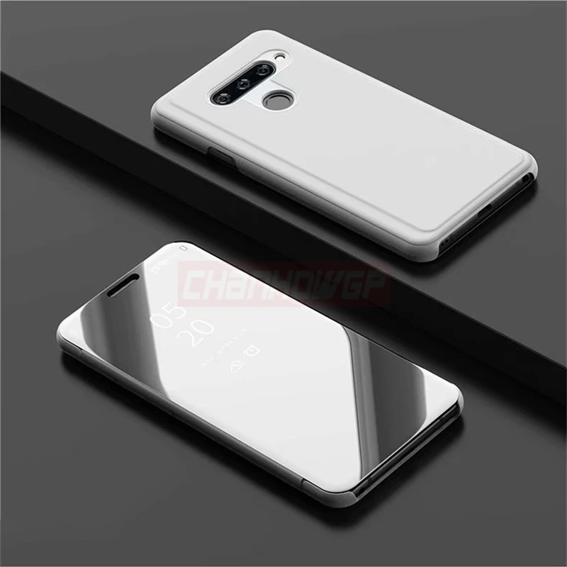 Clear Smart View Flip Mirror Case For LG V40 ThinQ Stand Cover Flip Leather Cases For LG V30 Plus V40 V30 + Funda Coque Shell 11