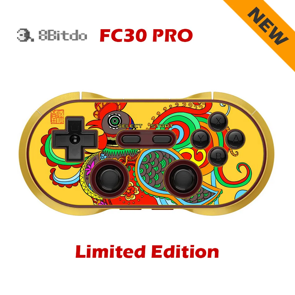 Prix pour 8 8BITDO FC30 PRO Édition Limitée Sans Fil Bluetooth Contrôleur snes Gamepad Double Classique sega pour iOS Android Windows PK ps4 Prix pour 8 8BITDO FC30 PRO Édition Limitée Sans Fil Bluetooth Contrôleur snes Gamepad Double Classique sega pour iOS Android Windows PK ps4