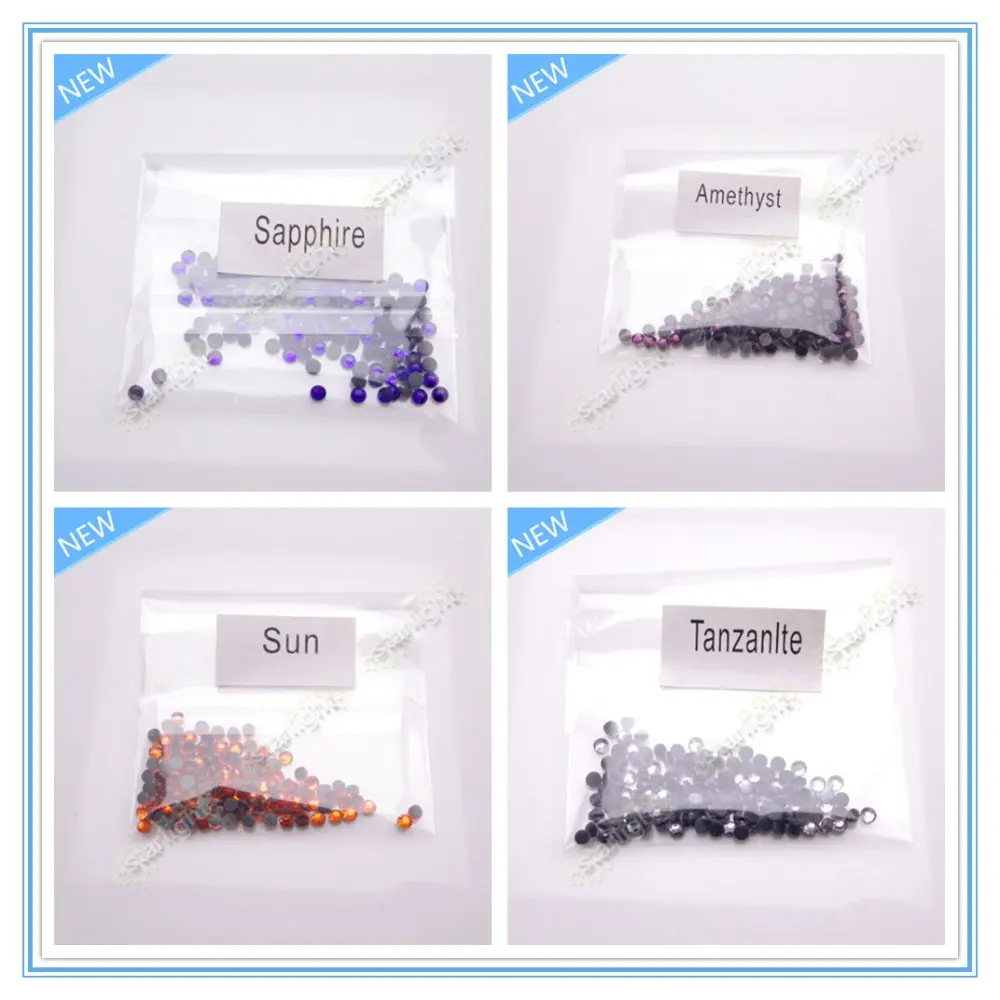 144 pcs/Цвет смешанные 27 Цвет SS10(2,8 мм) DMC Стразы горячего крепления для Цвет образца. DMC Rhinstones оптом star15