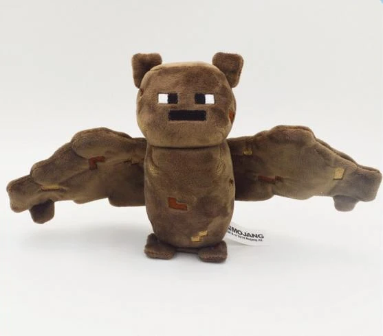Minecraft Plush Toys MC high quality Stuffed Plush Dolls Minecraft brown Bat Animal Cartoon Game toys
