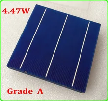50pcs High Efficiency 4 47W Poly Solar Cell Enough Soldering Wire 1pc flux pen as Gifts