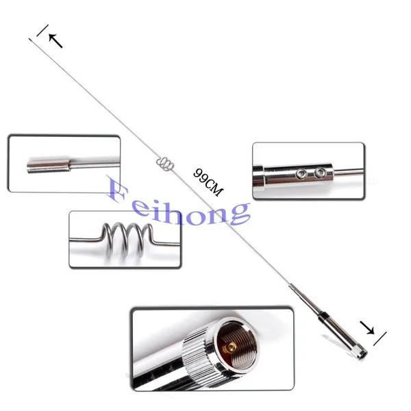 Нагоя NL-770H двухдиапазонный 144 / 430 мГц антенна для Yaesu FT-2900R FT-8800R FTM-400DR FT-450D FT-7900R FT-8900R мобильной радиосвязи