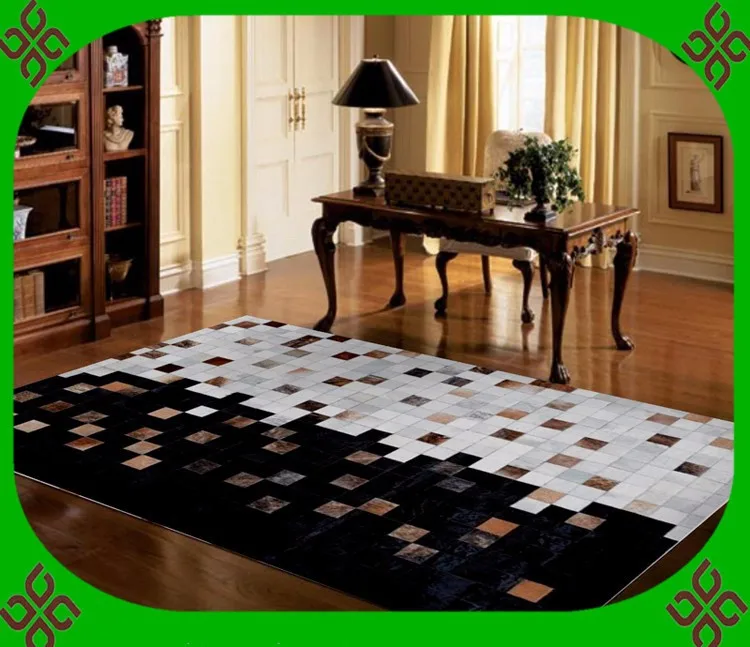 Модный художественный ковер из 100% натуральной воловьей кожи|cow mat|mat matbath foam mat |