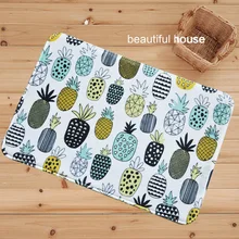 Красивый дом вход половик домашний декор мультфильм ананас серии ковры Нескользящие кухонные ковры гостиная детские напольные ковры