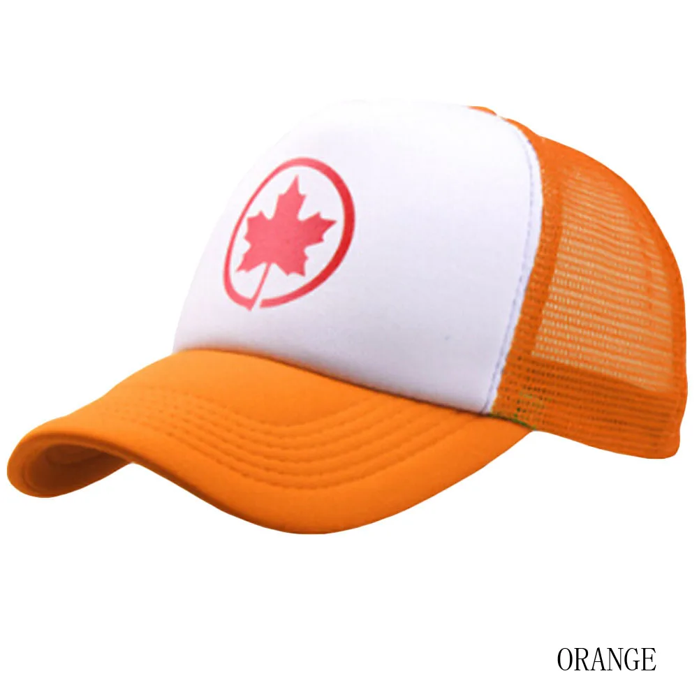 New Mesh Canada Baseball Cap Flag Of Canada Maple Leaf Hat Adjustable Men Baseball Caps Brand