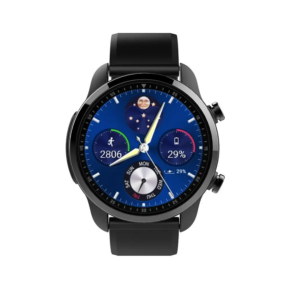 Black 2G+16G+GPS Bluetooth Touch Screen Android Guad Core Smart Watch