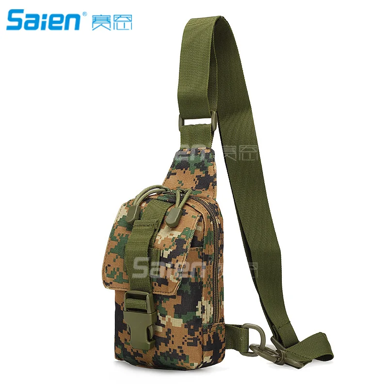 Outdoor Tactical Chest Pack Shoulder Backpack Canvas Unbalance Pack Crossbody Bag Shoulder Bag Chest for Men
