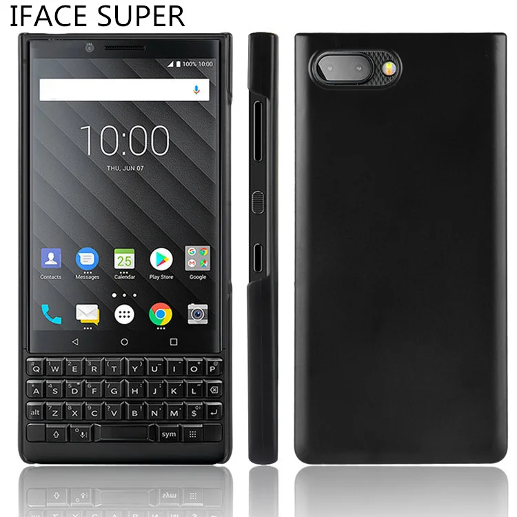 

For BlackBerry KEY2 Athena Case Scrub PC Plastic hard Back Cover For BlackBerry KEYtwo key 2 BBF100-1 100-2 100-6 Phone Cases