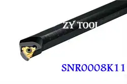 SNR0008K11 ЧПУ расточка инструментов карбида вольфрама вставки для внутренняя резьба инструментов Токарный станок Инструменты, токарный