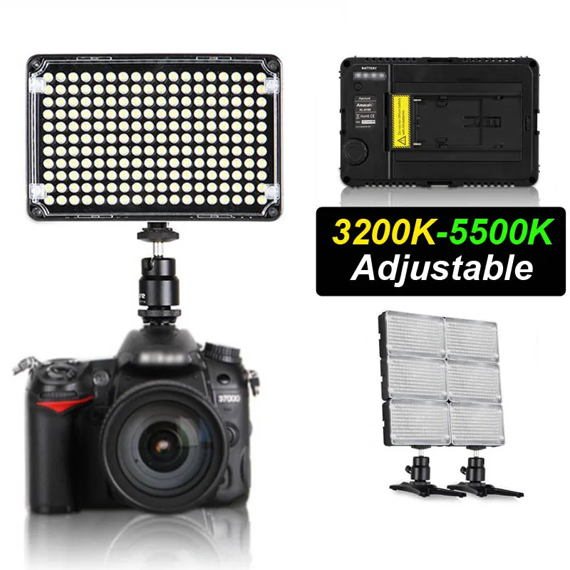 

Pro Aputure Amaran H198C CR95+ LED Video Light Camera Camcorder Light Adjustable Colour Temperature For Canon Nikon Sony Pentax