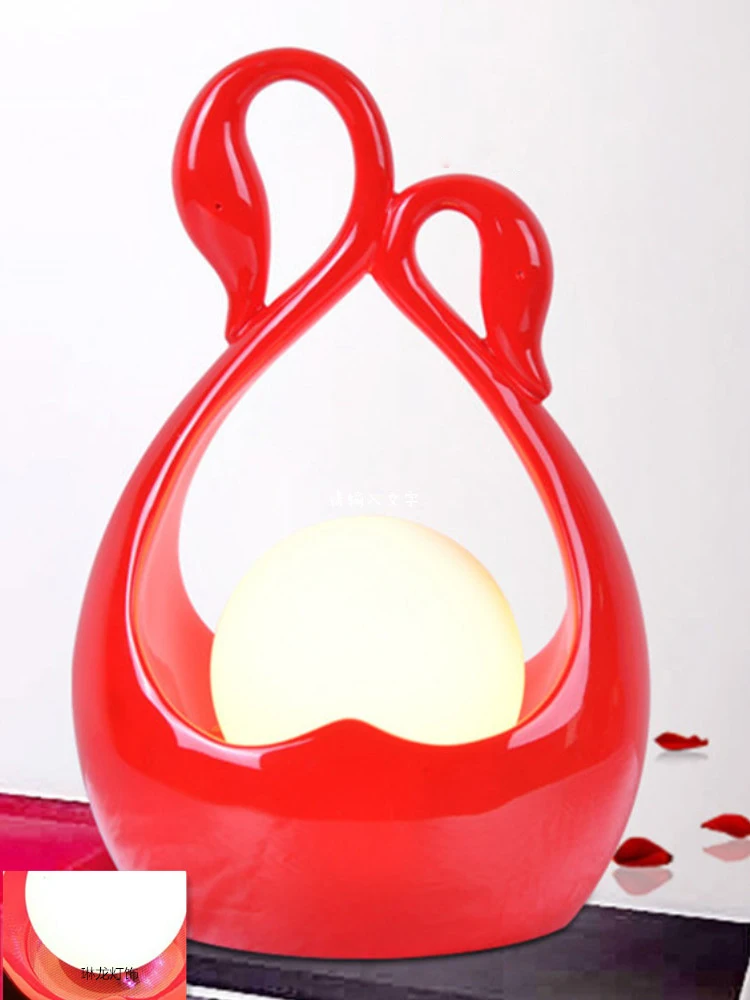 Chinese  Style Table Lamps Bedroom Bedside Table Lights Modern Wedding Table Lamps for Bedroom Room Living Room E27 220V 110V Chinese  Style Table Lamps Bedroom Bedside Table Lights Modern Wedding Table Lamps for Bedroom Room Living Room E27 220V 110V