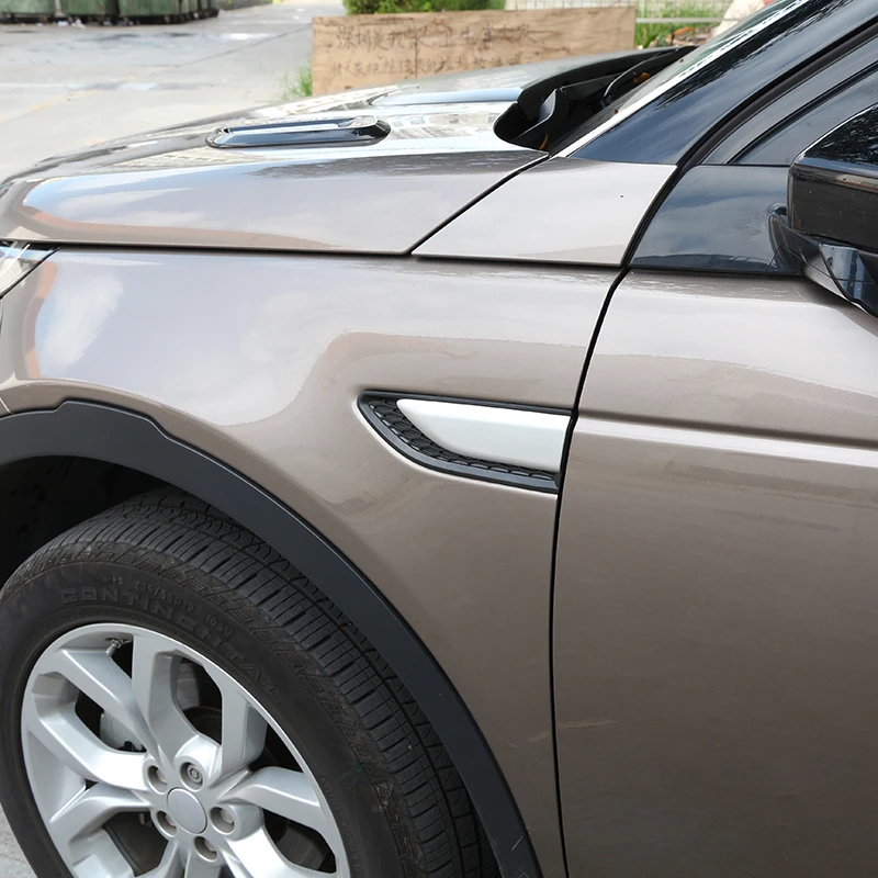 2pcs Car Side Air Flow Vent Fender Cover Trim For Land Rover Discovery
