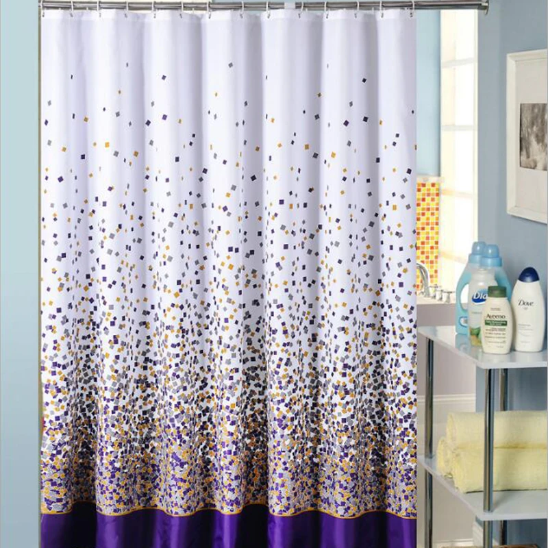 Buy Pa.an Color Mosaic Polyester Shower Curtain