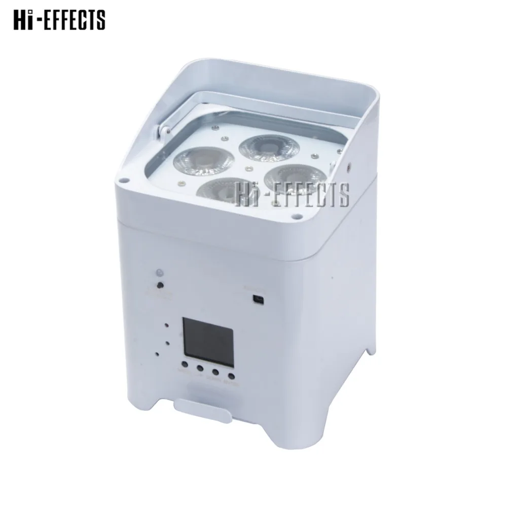 

4X18w Battery Par Light Wifi DMX Wireless Control LED Par Lights RGBWA UV 6 in 1 dj Par Light Stage Lamp Equipment