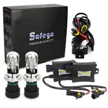 Safego H4-3 bi xenon H4 спрятал биксенон комплект H4 HID комплект Hi Lo 12 В DC 55 Вт 6000 К 8000 К 4300 К 5000 К BI-XENON H4 лампы