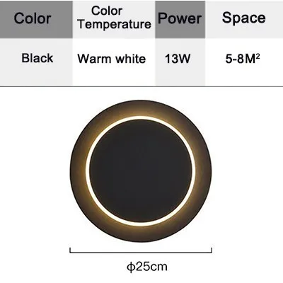 Светодиодный настенный светильник для спальни с поворотом на 360 градусов, регулируемый светильник 4000 K, белый креативный настенный светильник, черный современный квадратный круглый светильник - Цвет абажура: Розовый