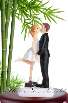 

Love Kiss Wedding Cake Topper figurine Custom Colors Available In event party supplies decoration