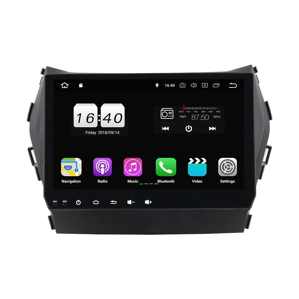Clearance Android 8.1 Quad Core 9" Car Radio dvd GPS Multimedia Head Unit for IX45 Santa Fe Hyundai 2013-2016 Bluetooth WIFI Mirror-link 1