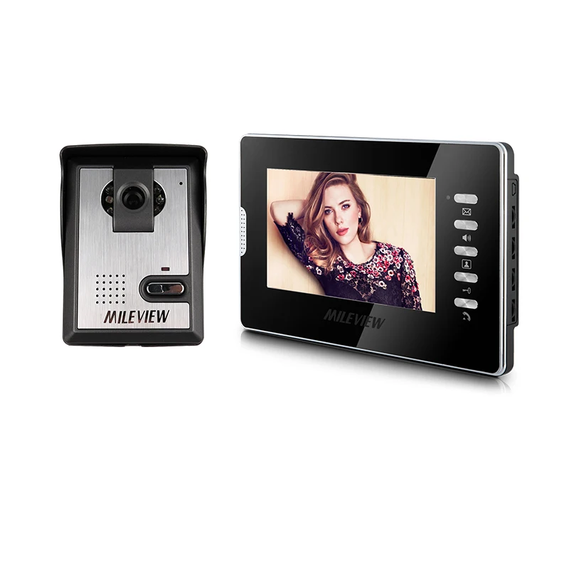 

Brand New Wired 7" Home Color Video Door Phone intercom System 1 Monitor + 1 Waterproof Doorbell Camera FREE SHIPPING Wholesale