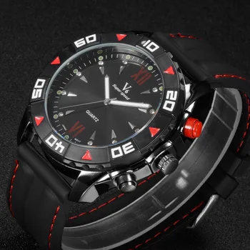 

New Arrived Men's V6 Watch Fashion Hot Silicone Quartz Analog Design Men Sports Watch male Silicone Wristwatch Mascuion relojes
