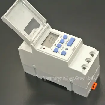 

Electronic Weekly 7 Days Programmable Digital TIMER SWITCH Relay Control 220V 230V 6A 10A 16A 20A 25A 30A Din Rail Mount tp8a16