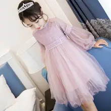 Летние платья для девочек для девочек праздничная одежда Одежда для девочек кружевное платье принцессы Свадебное платье для девочек; одежда для подростков; платье на выпускной для детей платье DF19