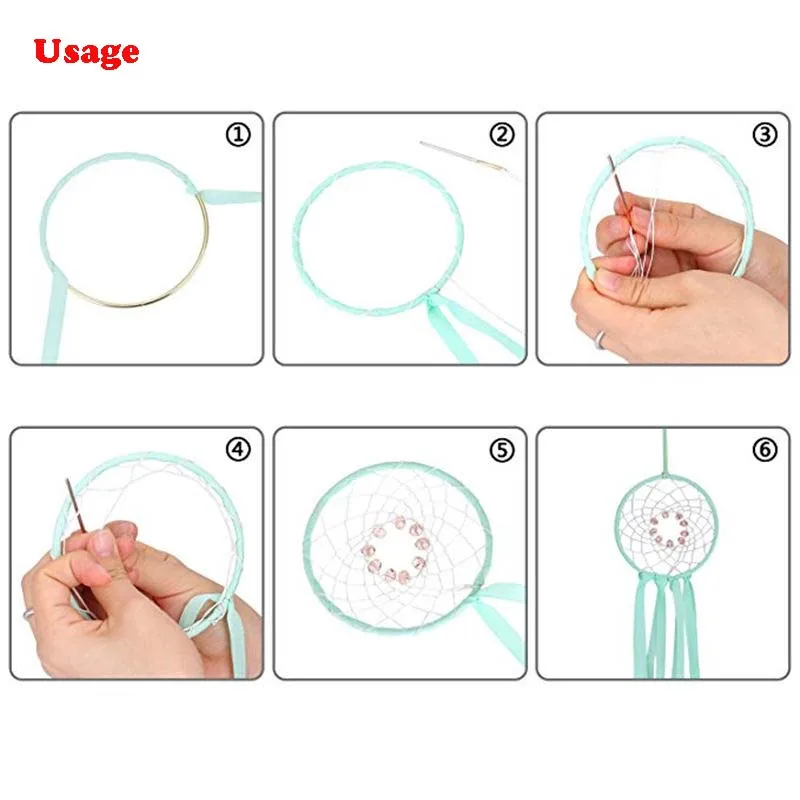 Metal Dream catcher Round Hoop Ring For DIY Manual Handmade Wicker Crafts Dreamcatcher Tool Material Accessories 1pc