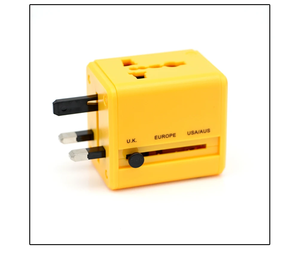 Pretty Electronic Universal Travel Adapter  Electric Plugs Sockets Converter USAUUKEUCN Dual USB Charging Electrical Power  (17)