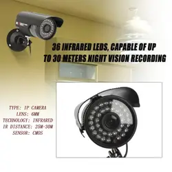 Открытый HD Камера Водонепроницаемый IP68 HD полноценно CMOS Сенсор 1000TVL 36 шт. светодиодный 6 мм объектив инфракрасного CCTV безопасности Камера