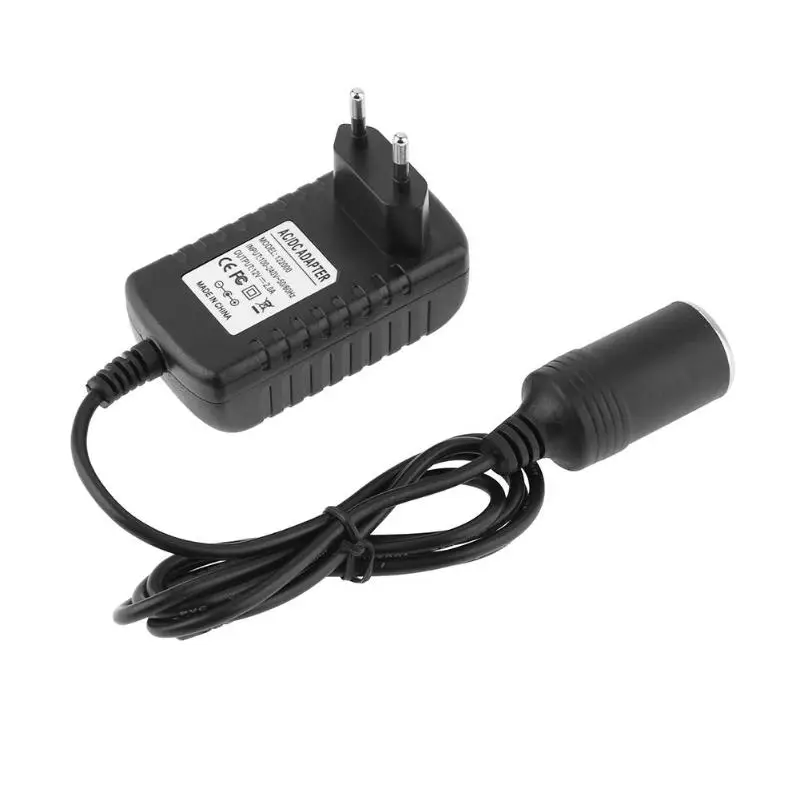 Mini 2A 110/220 В переменного тока в постоянный ток 12 В 24 Вт переключатель автомобильного прикуривателя источник питания зарядное устройство адаптер розетка автомобильное зарядное устройство