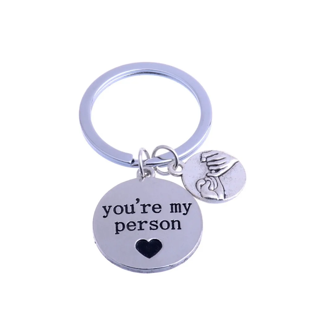Брелок с надписью You're My Person Love Heart брелок для пар подарки ювелирных изделий |