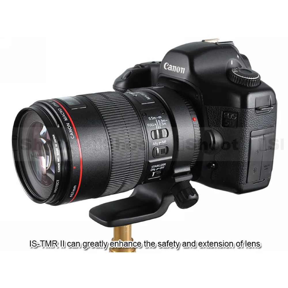 Suporte de Colar de Lente Anel de Montagem para Canon Tripé Suporte 2. 8 l é Usm Macro Lente Inferior Arca Apto Liberação Rápida Placa ef 100 - - Image 6