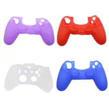 2 шт Защитная кожа Мягкий Силиконовый каучуковый гель чехол для sony Playstation PS4 PS 4 контроллера