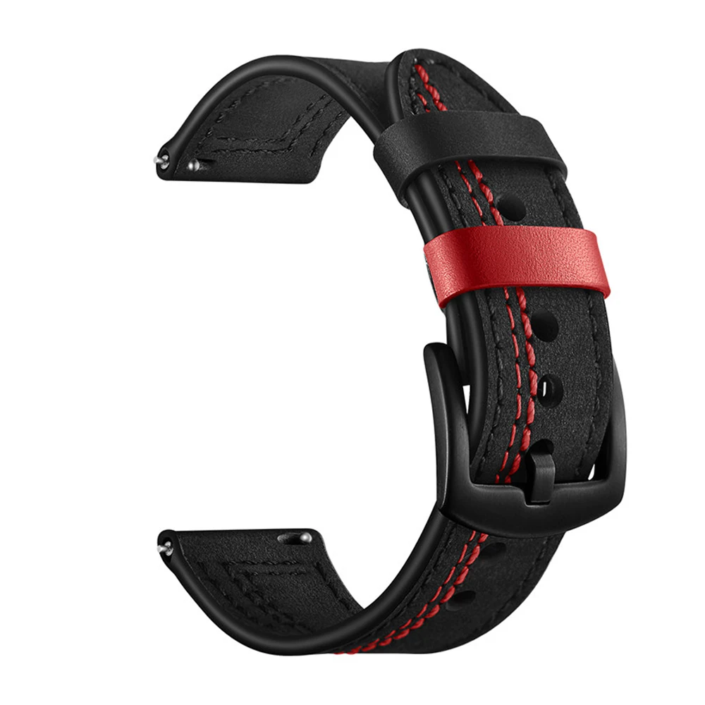 Gear S3 Frontier кожаный ремешок для Samsung Galaxy Watch 46 мм correa Huawei watch GT 22 часов gear s 3