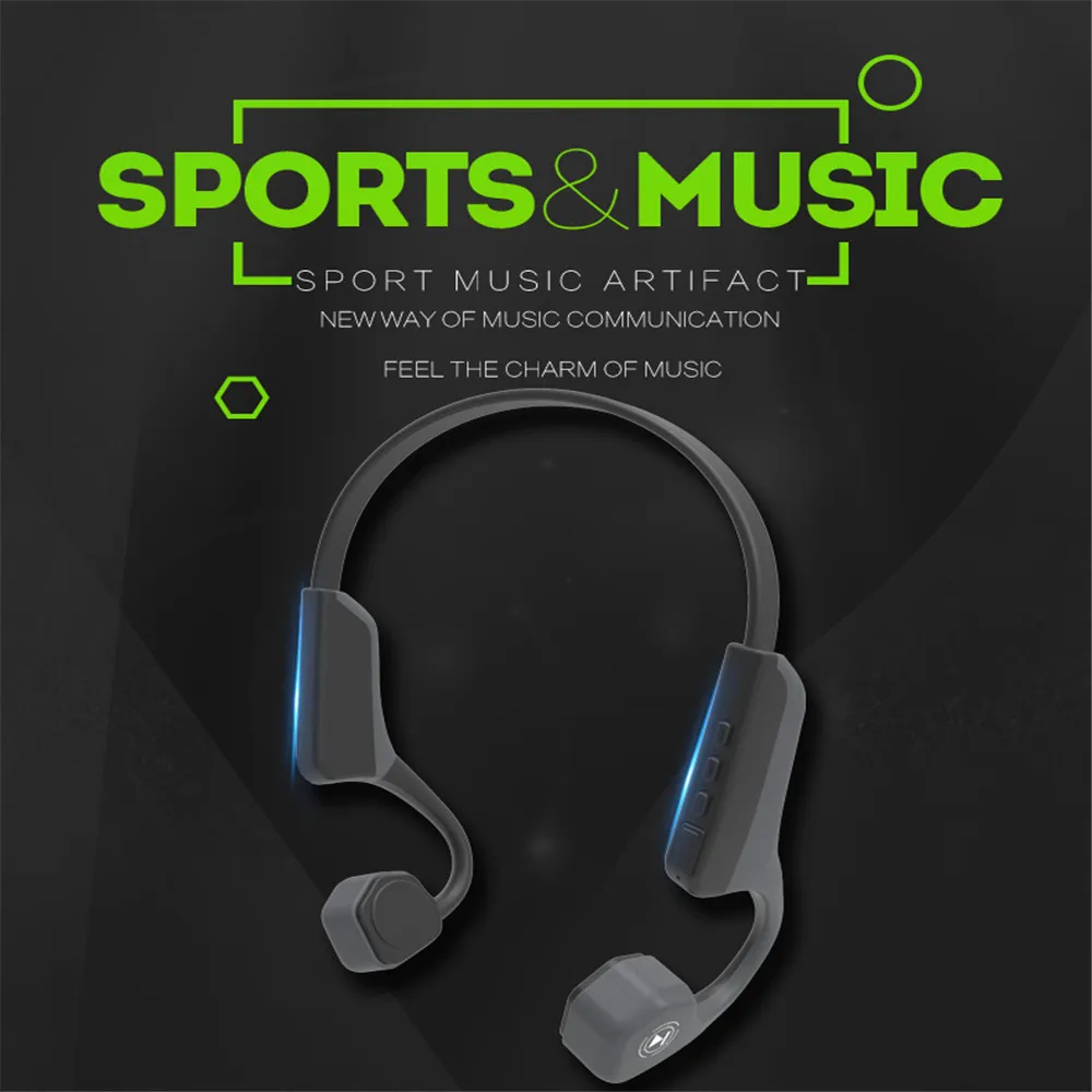 

2019 Newest 4GB Open Ear IPX8 Waterproof Swimming Bone Conduction Headphone Stereo Headset Mp3 Player for Phone Auriculares