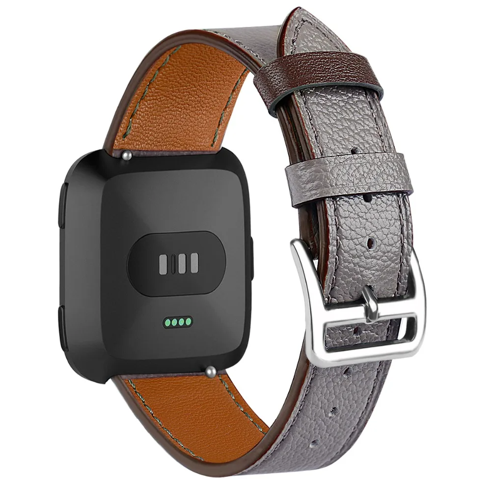 Кожаный ремешок для Fitbit Versa/versa 2/versa lite ремешок Versa correa сменный Браслет ремень Смарт часы аксессуары