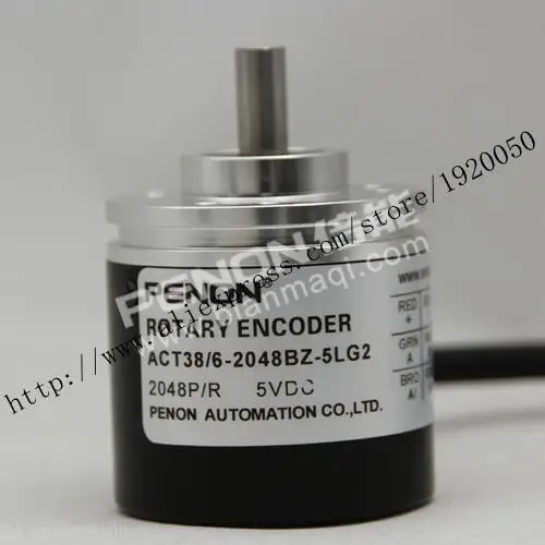 

stock ACT38 / 6-2048BZ-5LG2 rotary encoder cable outer diameter of 38mm and stable performance 2048
