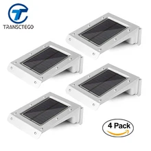 4 шт. 20 светодиодный солнечный светильник PIR датчик движения Открытый IP65 Водонепроницаемый путь солнечный светильник s для безопасности сада уличный светильник