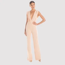 Ruffles V Neck Sleeveless Rompers Womens Jumpsuits Ruched High Waist Straight One Piece Maxi Playsuit Party Overalls Bodysuit Ruffles V Neck Sleeveless Rompers Womens Jumpsuits Ruched High Waist Straight One Piece Maxi Playsuit Party Overalls Bodysuit