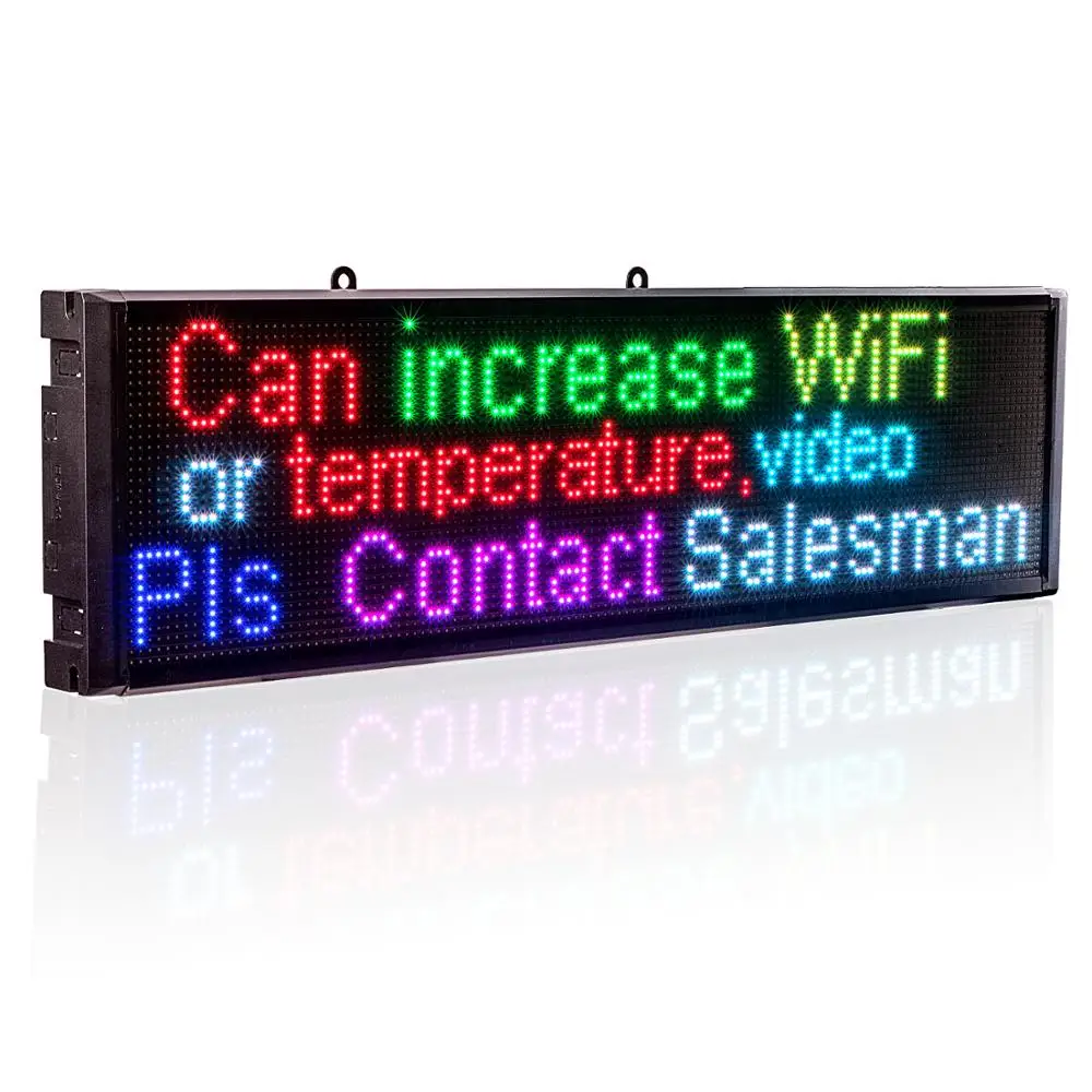 P5 Led Signs Smd Full Color Module Indoor Wifi Shopwindow Programmable Scrolling Led Display Board- Eu Us Uk Au Plug - Led Displays - AliExpress