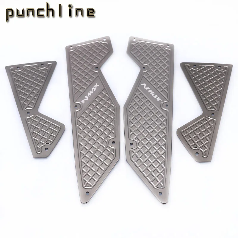 

Footrest Pedal For YAMAHA NMAX 155 NMAX 125 N-MAX 155 N-MAX 2015-2018 CNC Aluminum Footboard Steps Foot Plate