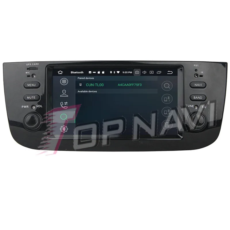 TOPNAVI 6 1 ''Восьмиядерный Android 9 0 Автомобильный GPS навигатор для Fiat LINEA 2014 2015