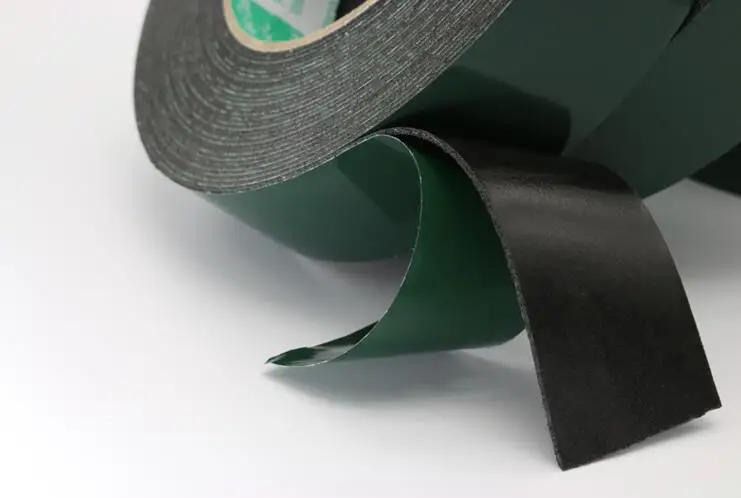 green film black foam PE sponge double-sided tape 4