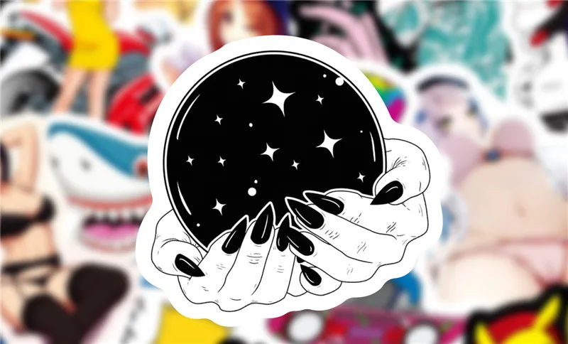 sexy anime girl adult stickers variety pack  (17)