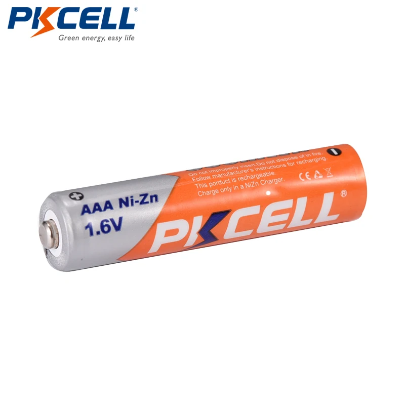 8 шт. PKCELL 1 6 V 900mWh Ni Zn AAA аккумуляторная батарея + 2 AA батарейный чехол|Перезаряжаемые