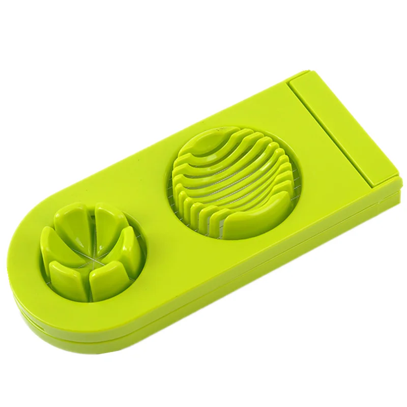 Egg Slicer with 2 Slicing styles 2 In 1 Plastic Egg Cutter Stainless