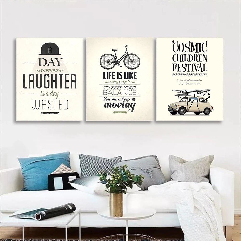 

Inspirational Quotes Posters Wall Art Canvas Painting Modern Home Decor Pictures For Living Room Office Decoration Art Prints