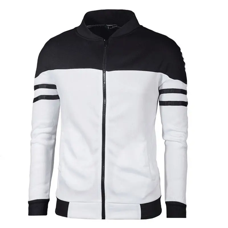 

2018 Men's Autumn Winter Warm Zipper Jacket Sweatshirts Coat Outwear